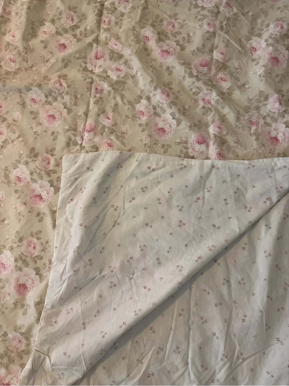 EUC Rachel Ashwell Simply Shabby Chic Duvet Cover Full/Queen Rose Pattern